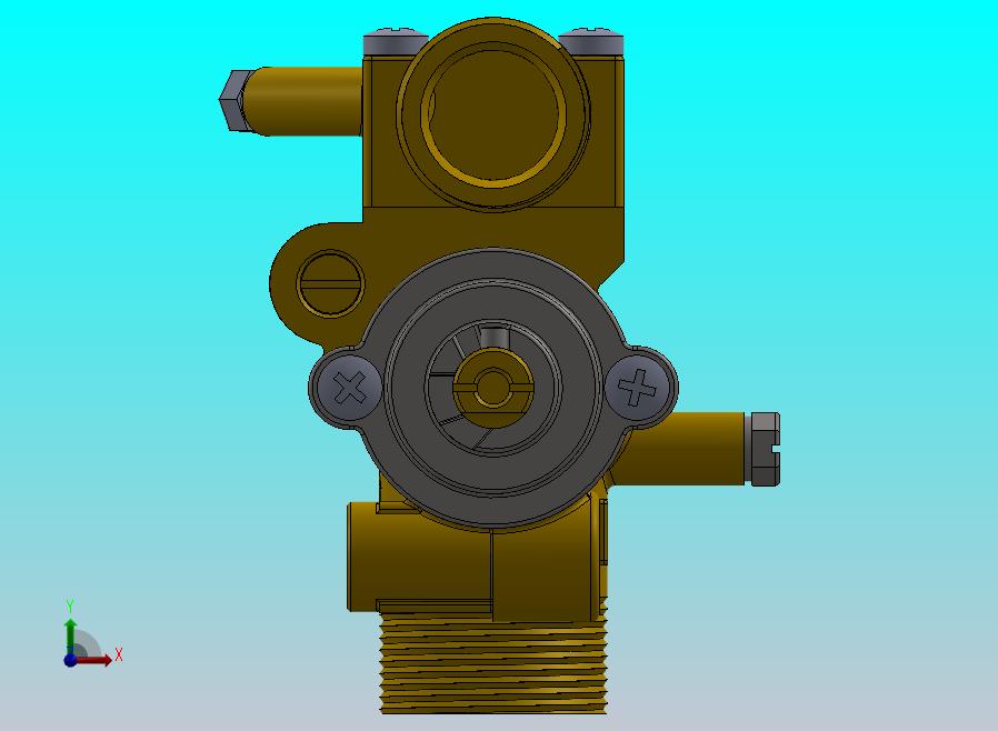 带点火火焰的安全燃气龙头