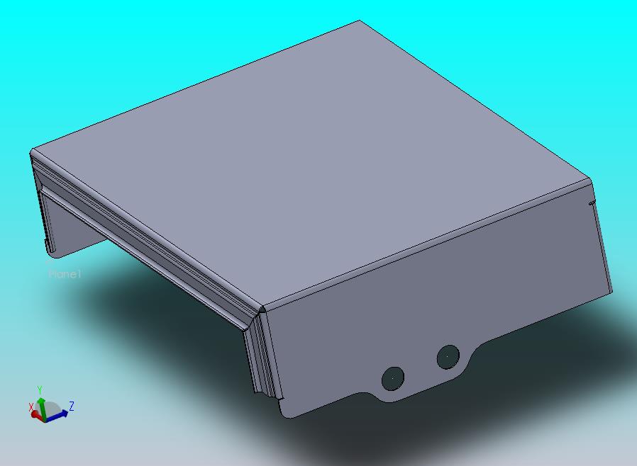 钣金的简单电源上盖