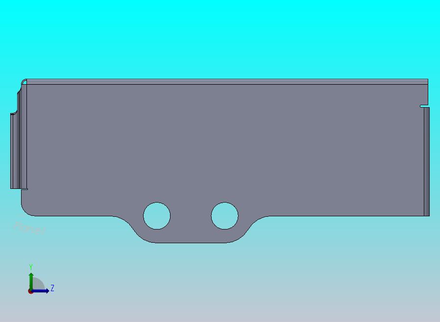 钣金的简单电源上盖