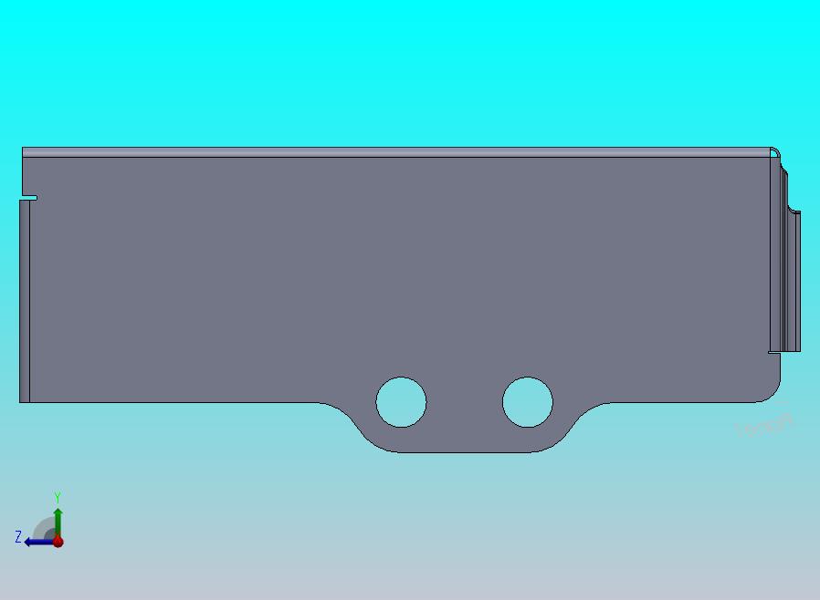 钣金的简单电源上盖