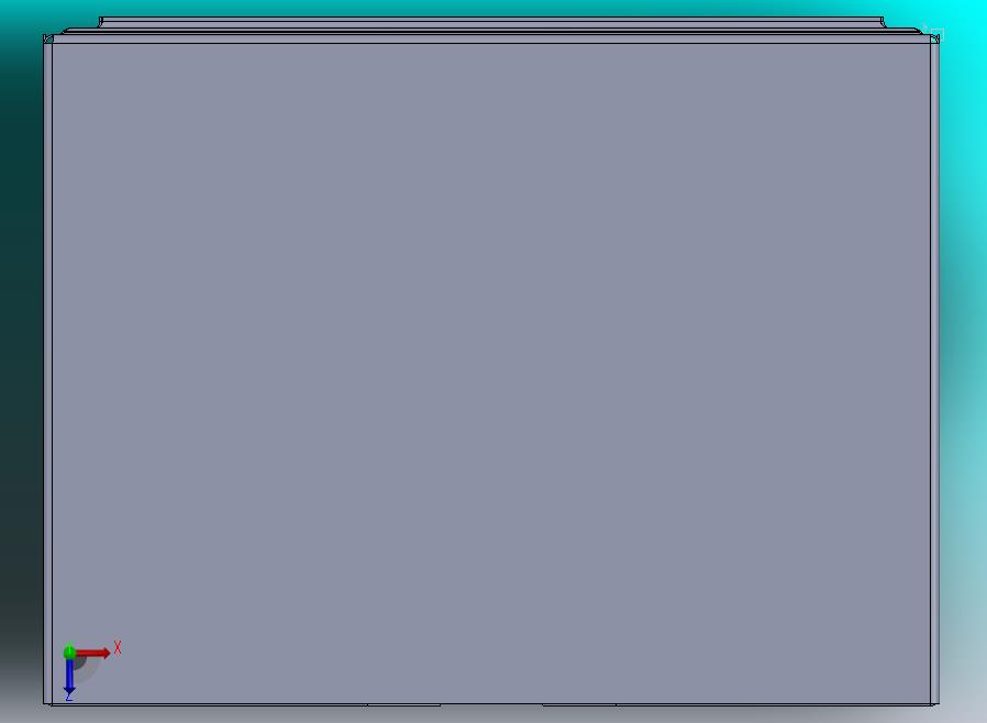 钣金的简单电源上盖