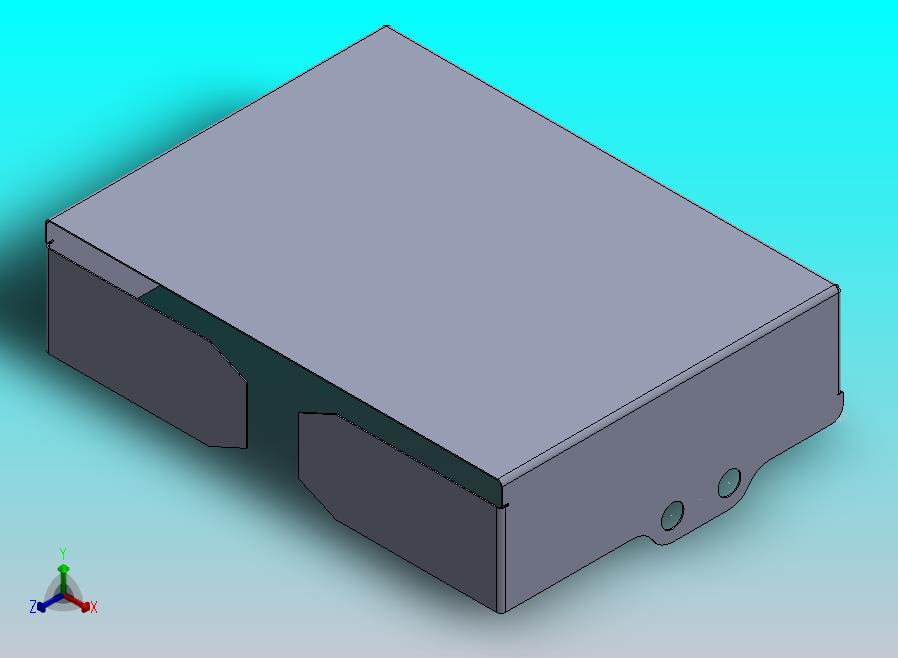 钣金的简单电源上盖