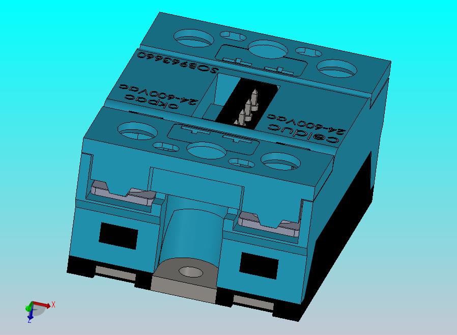 SSR继电器SPST-NO 35A 24-600v SOB963660