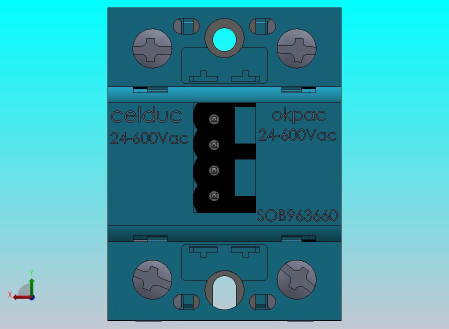SSR继电器SPST-NO 35A 24-600v SOB963660