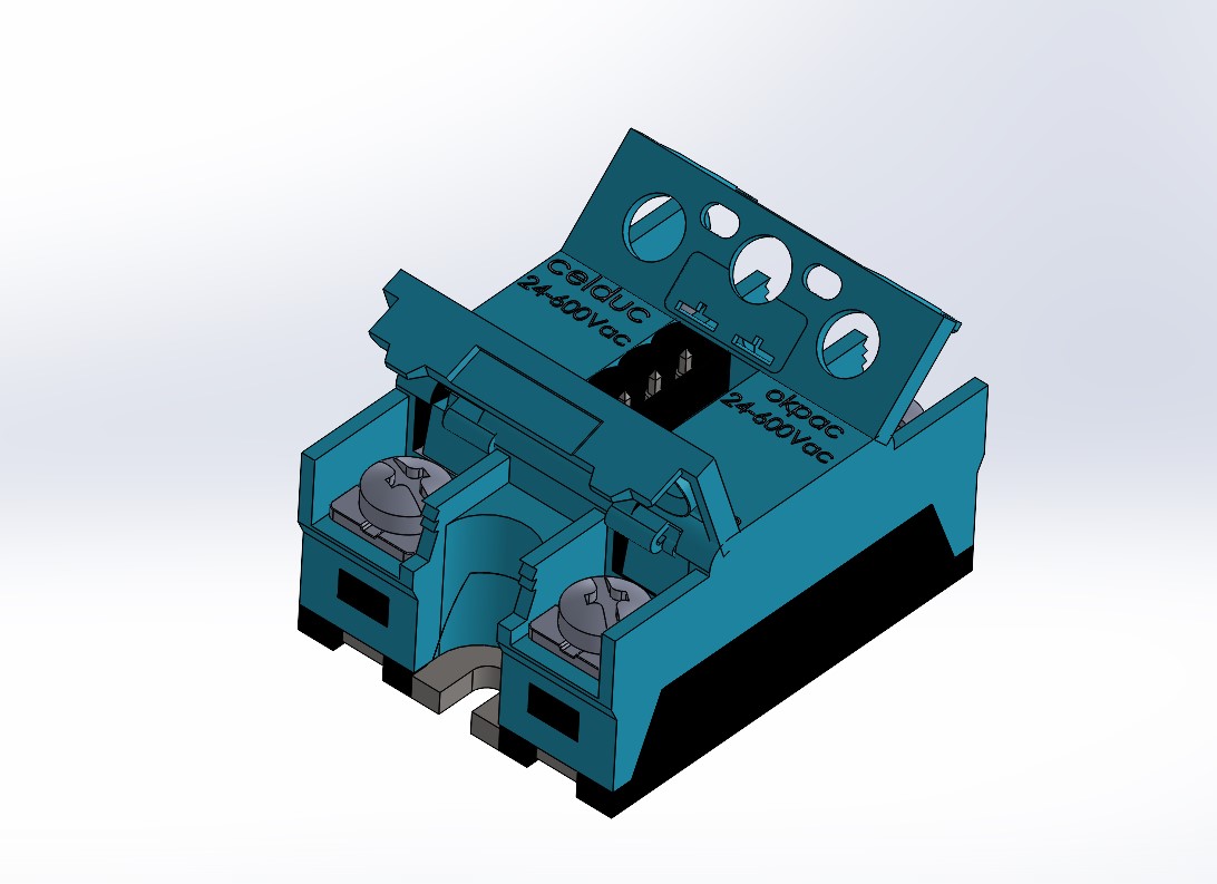 SSR继电器SPST-NO 35A 24-600v SOB963660