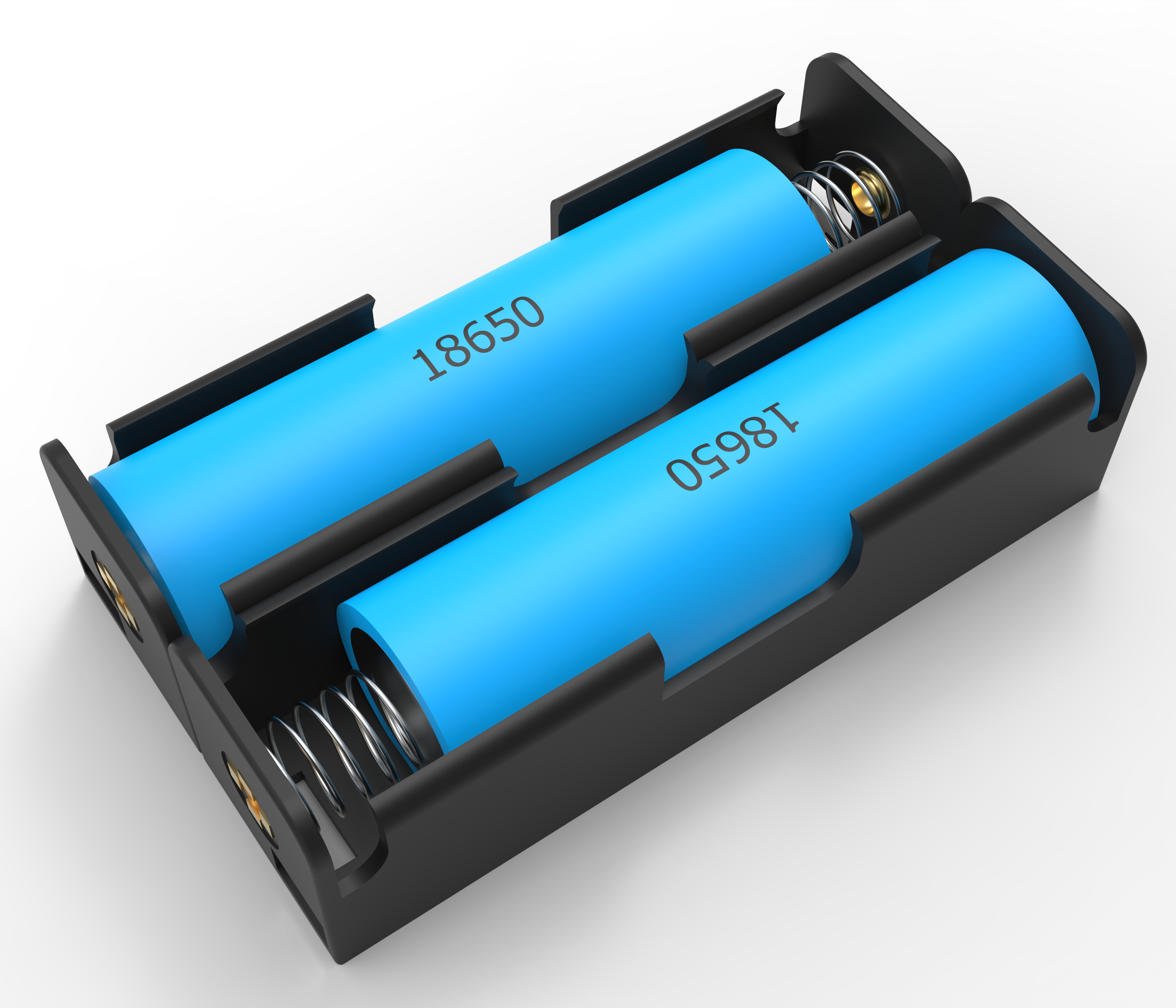 18650系列 (1-4电池) (粉红色，蓝色，绿色)