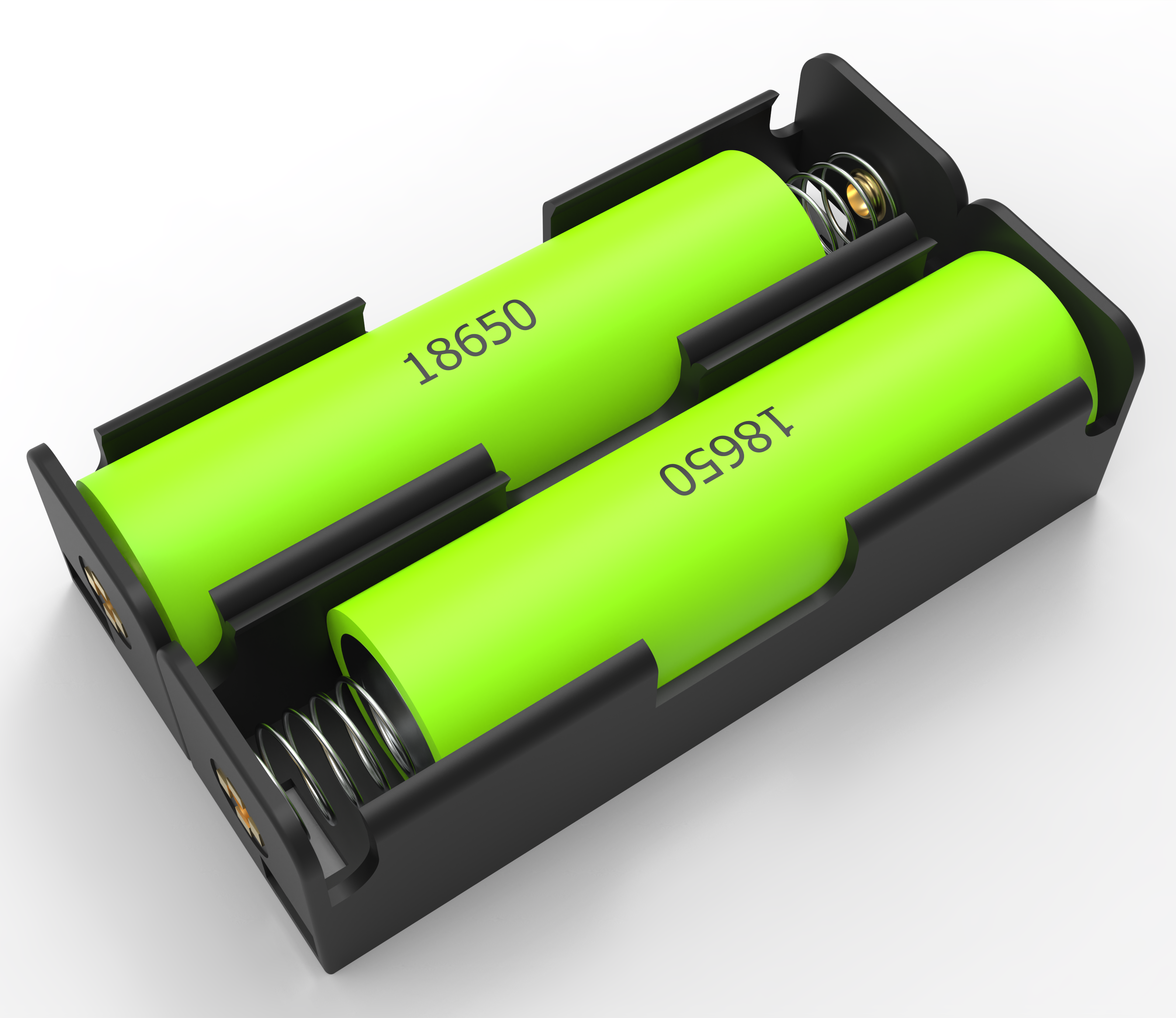 18650系列 (1-4电池) (粉红色，蓝色，绿色)