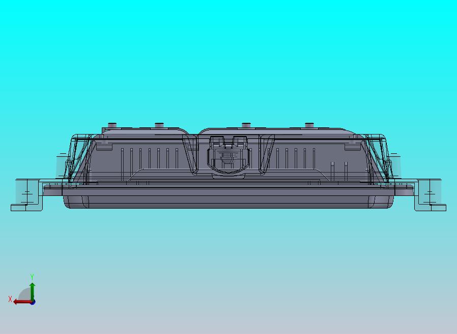 汽车VCU控制器外壳模型