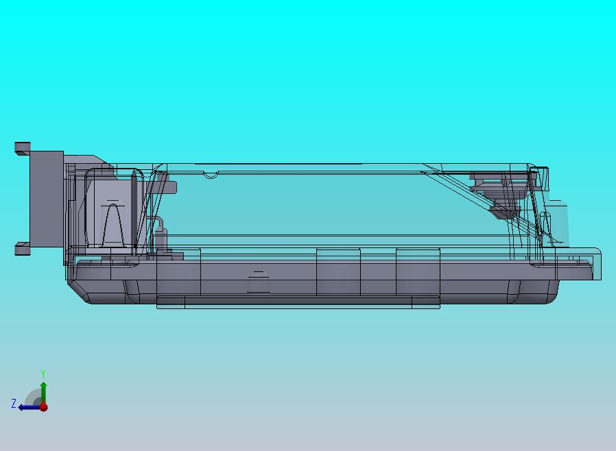 汽车VCU控制器外壳模型