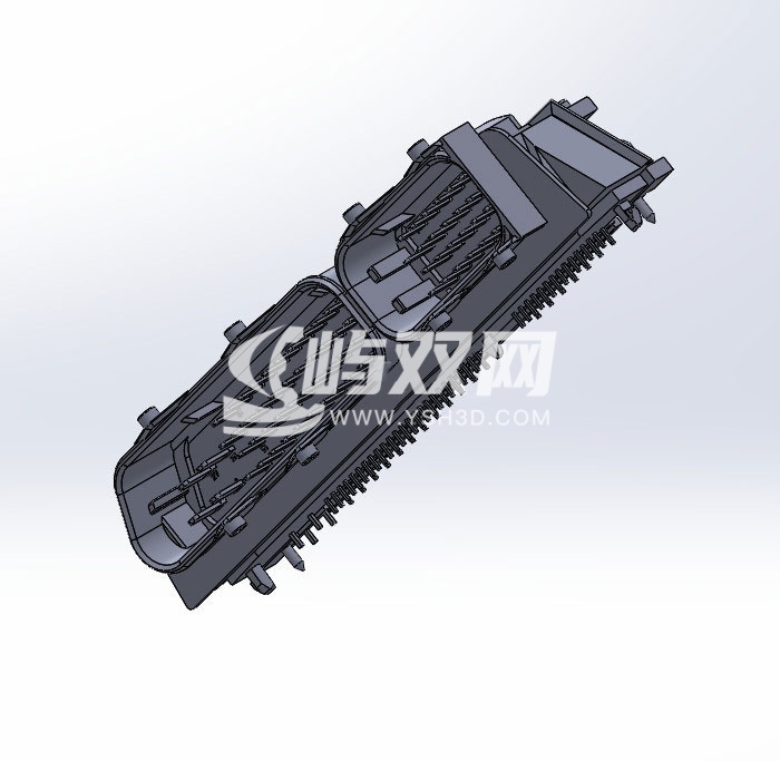 汽车VCU控制器外壳模型