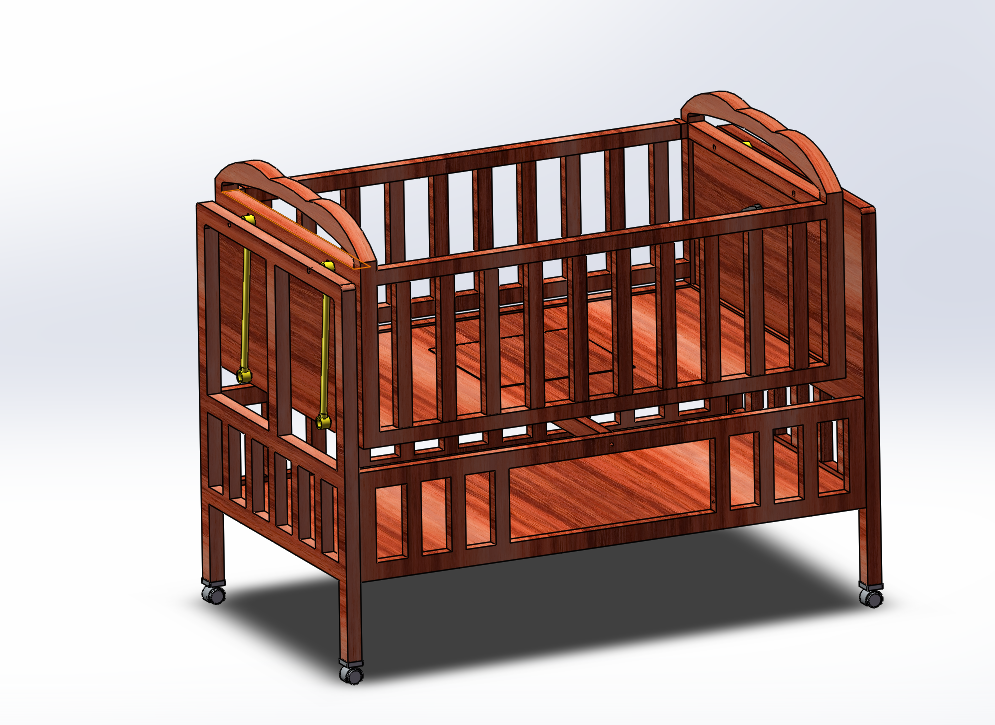 智能婴儿床模型