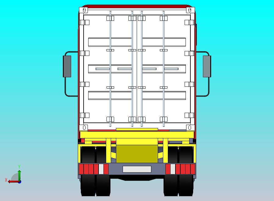 福田集装箱货车