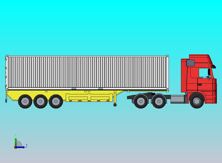 福田集装箱货车