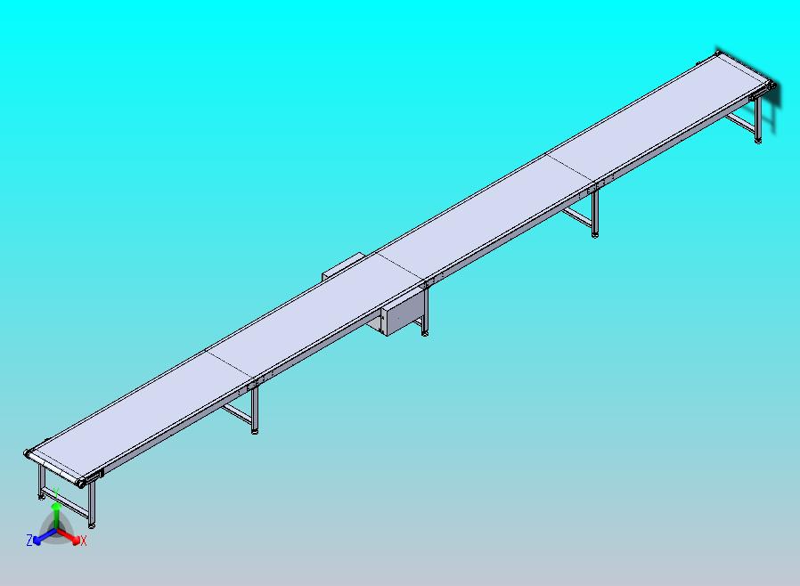 12米中置电机防跑偏输送带