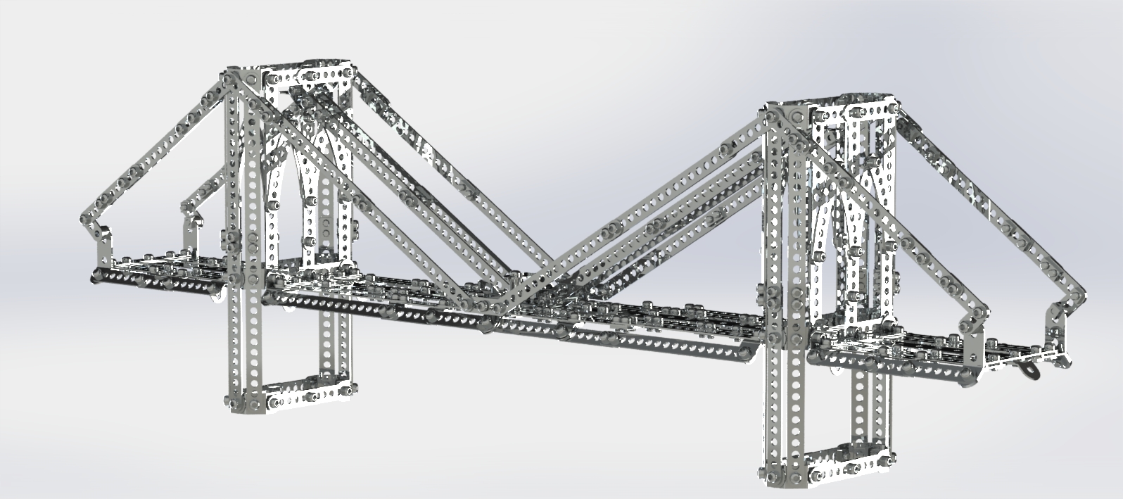 布鲁克林大桥模型