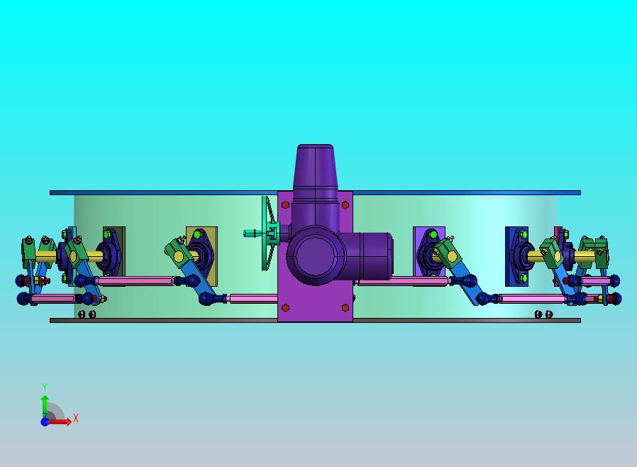 会动的涡轮减震器