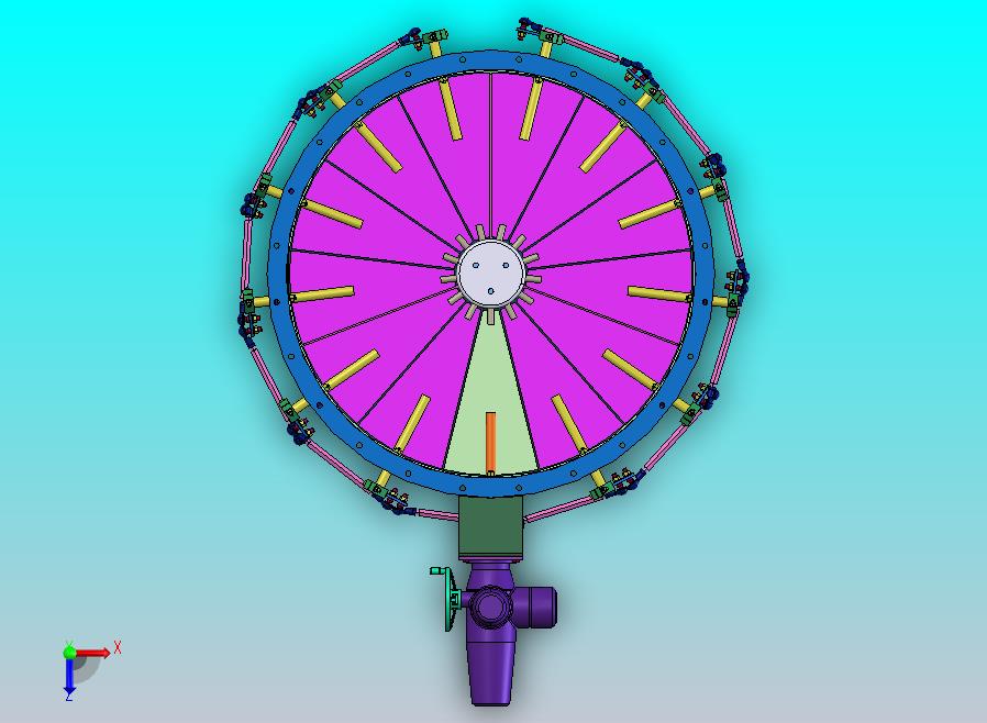 会动的涡轮减震器