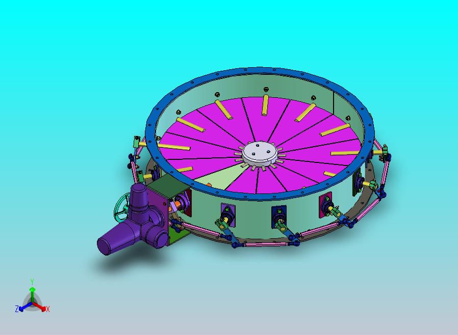 会动的涡轮减震器