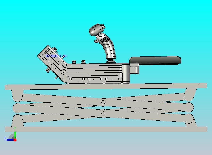 直升飞机摇杆结构设计