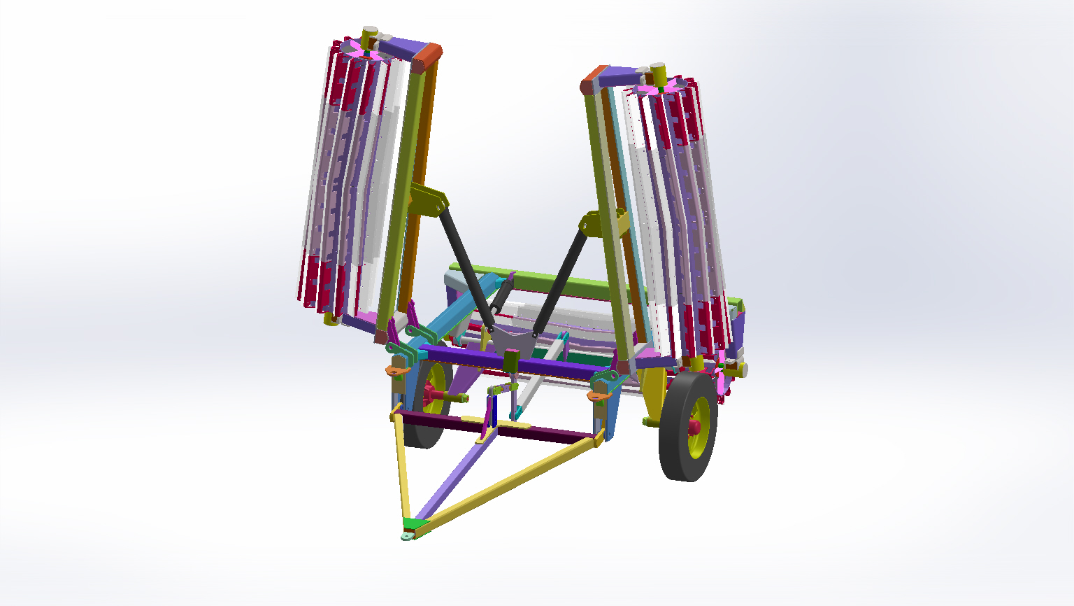 农田镇压机结构