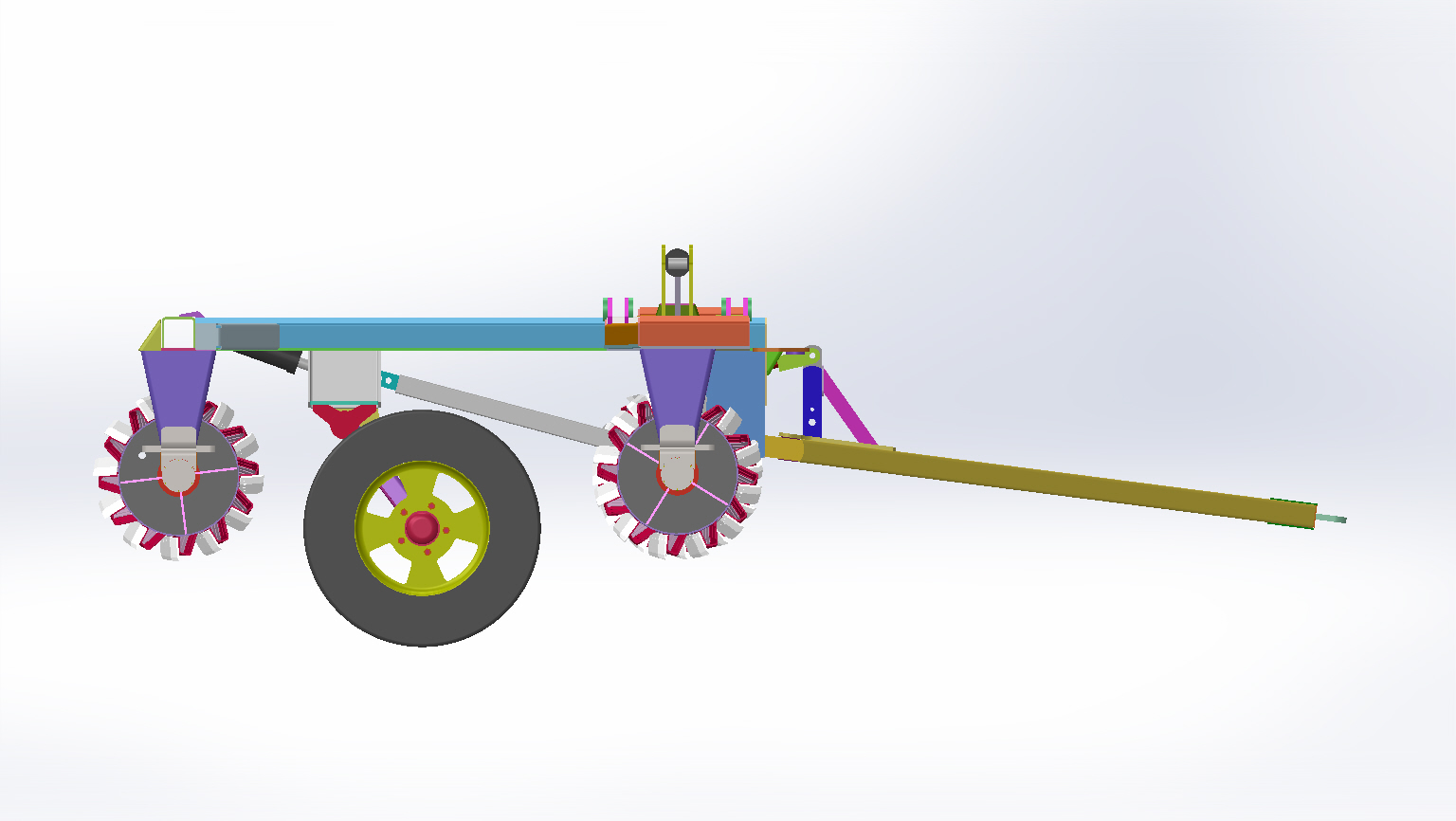 农田镇压机结构