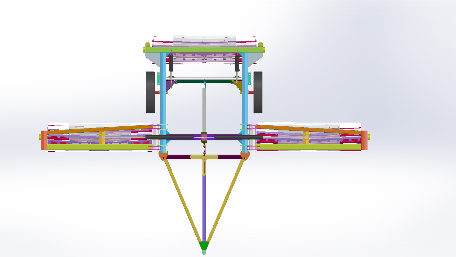 农田镇压机结构