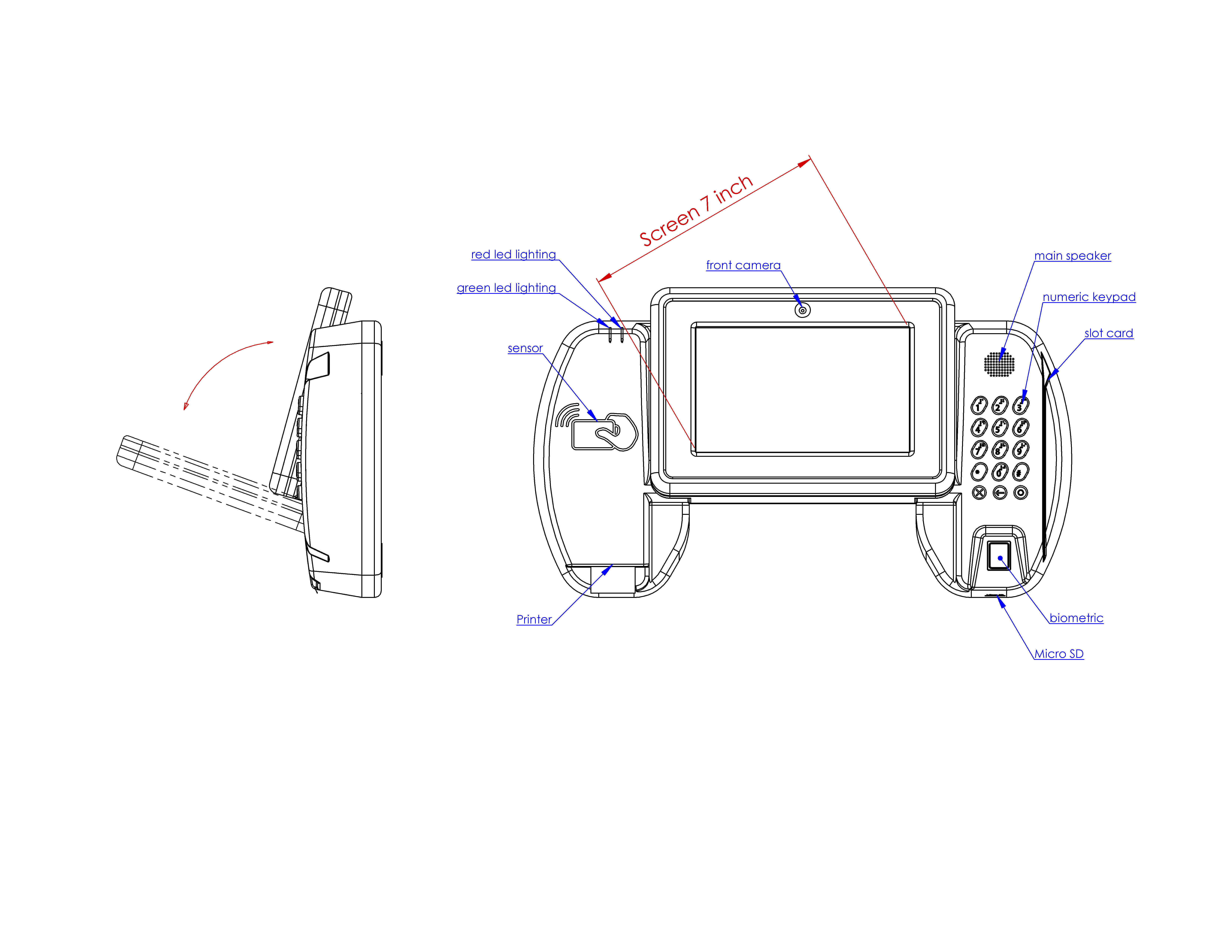 智能面板刷卡机