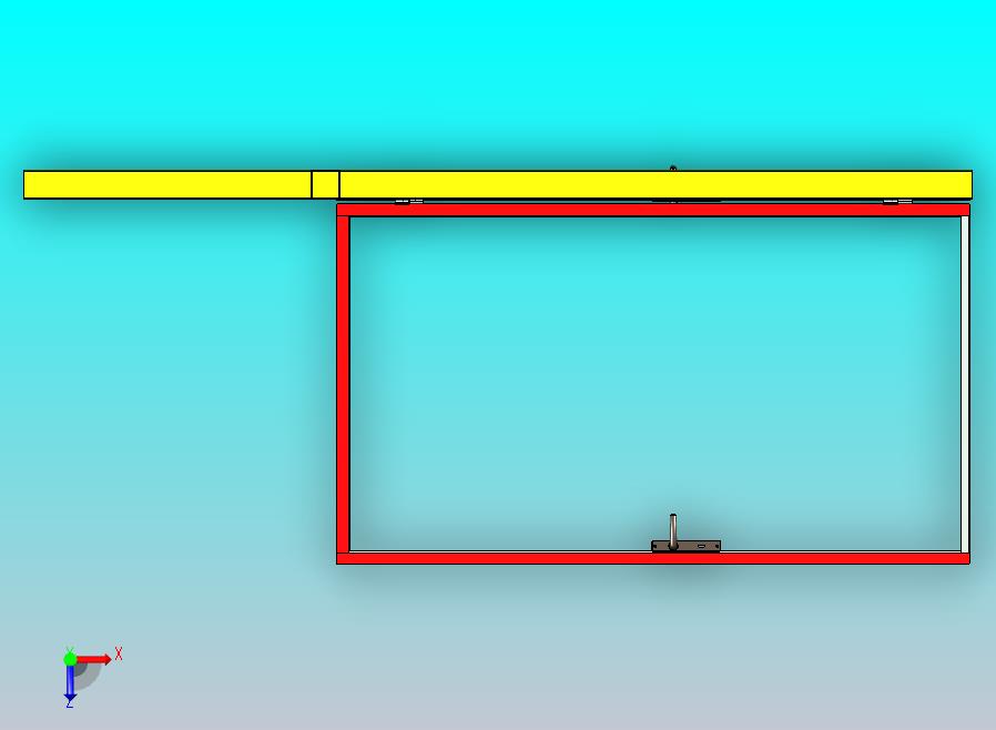 适用于隔热外墙板的双扇门框