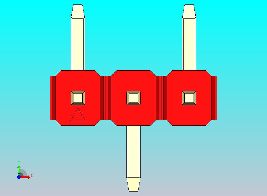 DS1022彩色排针 红色 03P 100毫 100mil 类型 SMT R1 版本1.0.zip