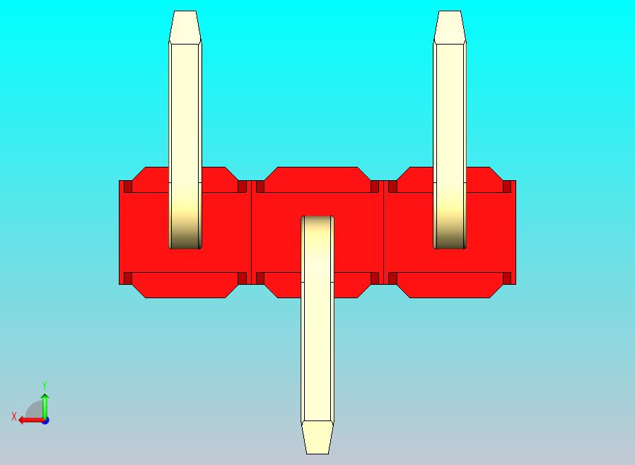 DS1022彩色排针 红色 03P 100毫 100mil 类型 SMT R1 版本1.0.zip