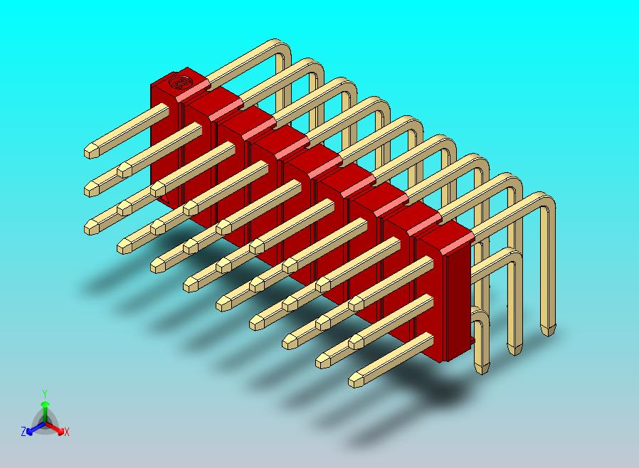 DS1022彩色排针 红色 3x09p 100mil 类型D 版本1.0.zip