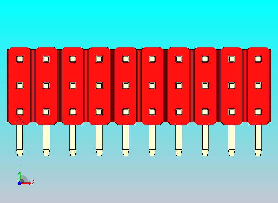 DS1022彩色排针 红色 3x10p 100mil 类型D 版本1.0.zip