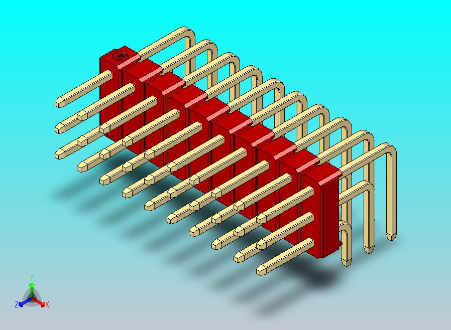 DS1022彩色排针 红色 3x10p 100mil 类型D 版本1.0.zip