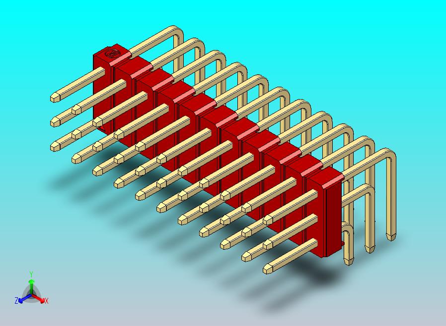 DS1022彩色排针 红色 3x11p 100mil 类型D 版本1.0.zip