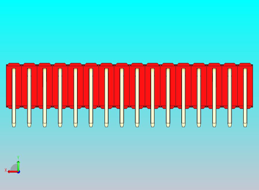 DS1022彩色排针 红色 3x16引脚 100mil TypeD 版本1.0.zip