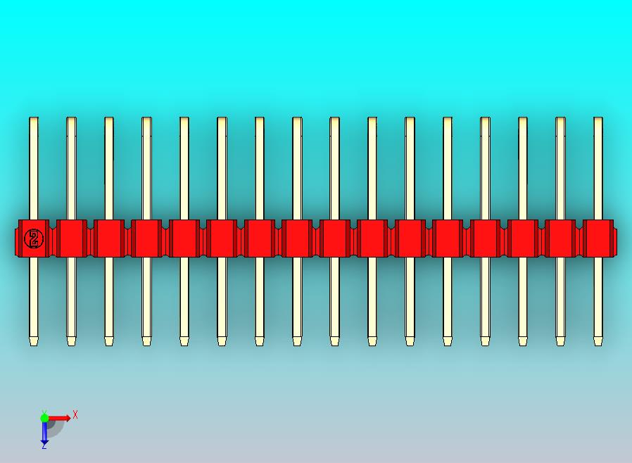 DS1022彩色排针 红色 3x16引脚 100mil TypeD 版本1.0.zip
