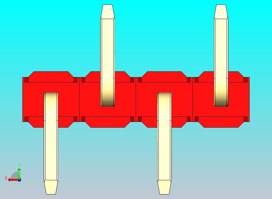 DS1022彩色排针 红色 04P 100mil 类型 SMT R1 版本1.0.zip