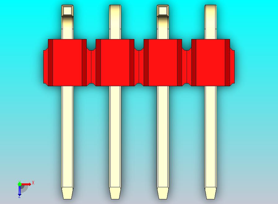 DS1022彩色排针 红色 04P 100mil 类型 SMT R1 版本1.0.zip