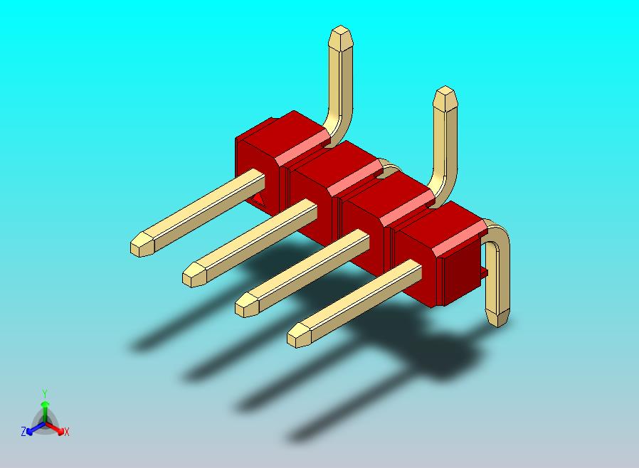 DS1022彩色排针 红色 04P 100mil 类型 SMT R1 版本1.0.zip