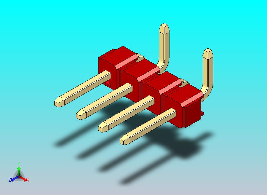 DS1022彩色排针 红色 04p 100mil 类型 SMT R2 版本1.0.zip