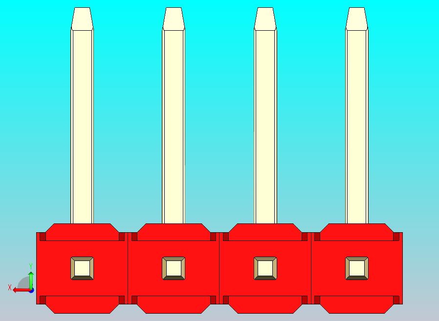DS1022彩色排针 红色 04p 100mil 类型U 版本1.0.zip