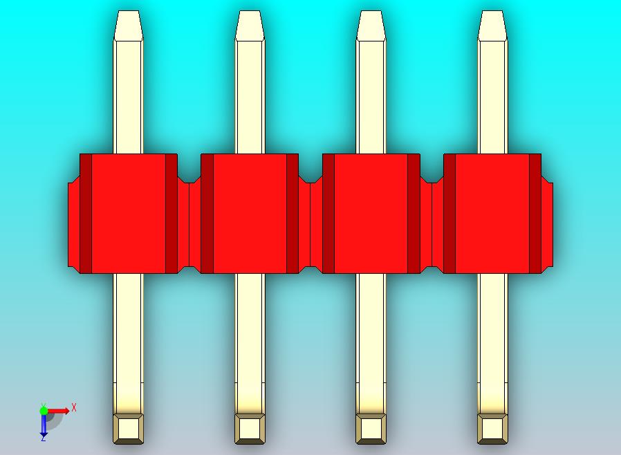 DS1022彩色排针 红色 04p 100mil 类型U 版本1.0.zip