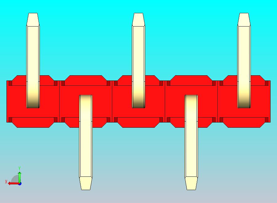 DS1022彩色排针 红色 05p 100mil SMT 类型 R1 版本1.0.zip