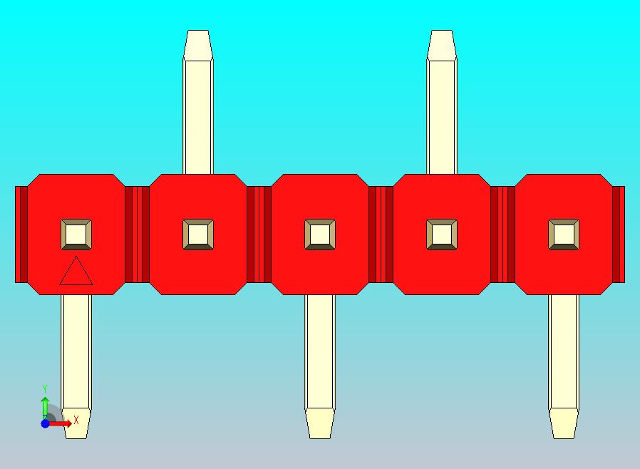 DS1022彩色排针 红色 05P 100毫 100mil SMT R2 版本1.0.zip