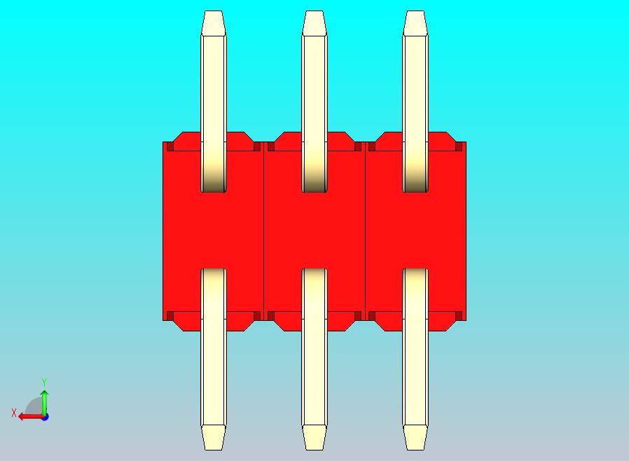 DS1022彩色排针 红色 06P 100mil SMT类型 版本1.0.zip