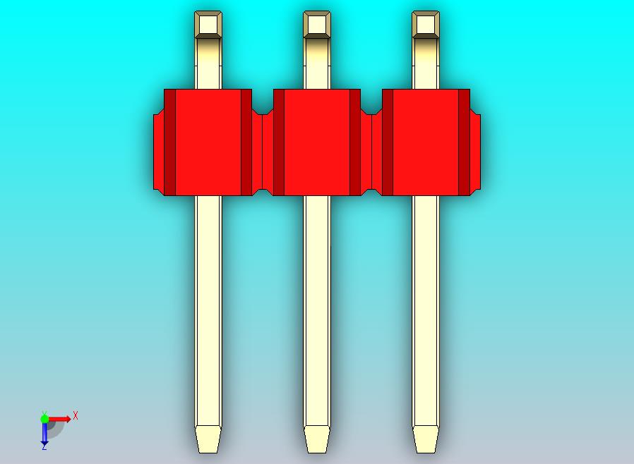 DS1022彩色排针 红色 06P 100mil SMT类型 版本1.0.zip