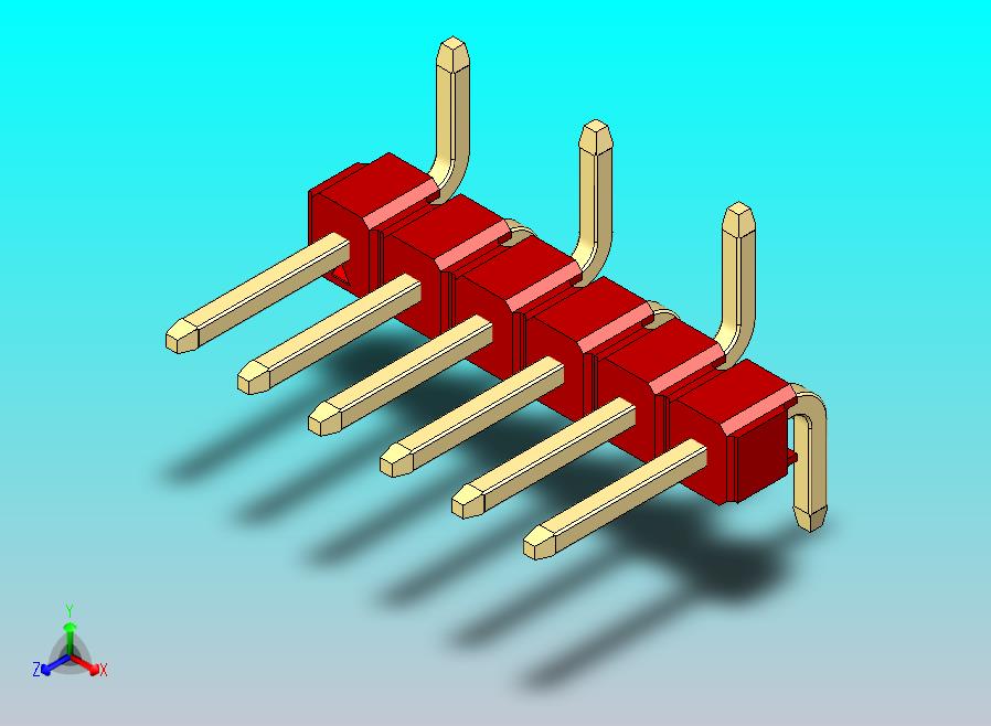 DS1022彩色排针 红色 06P 100mil 类型 SMT R1 版本1.0.zip