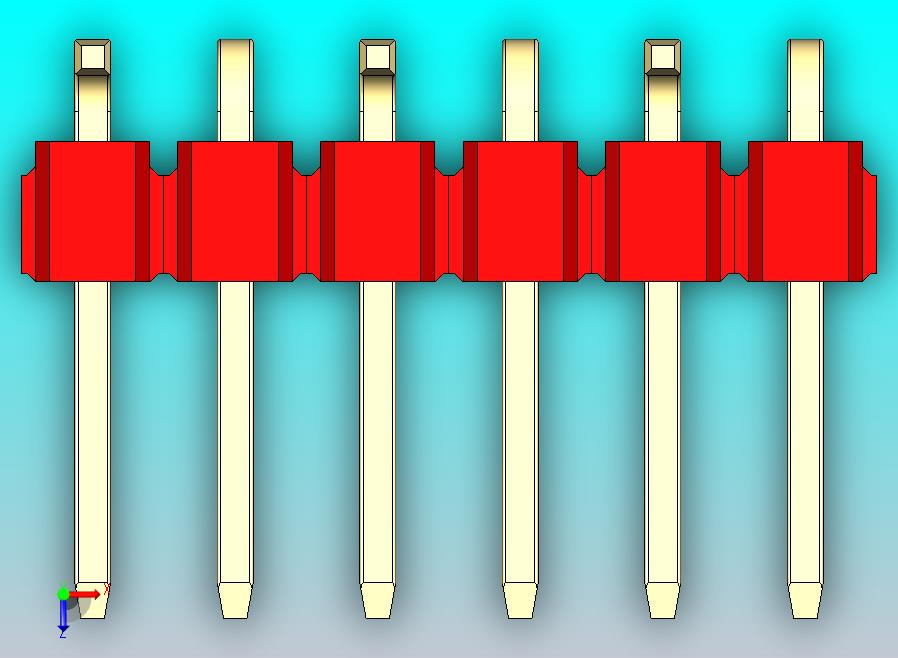 DS1022彩色排针 红色 06P 100mil 类型 SMT R1 版本1.0.zip
