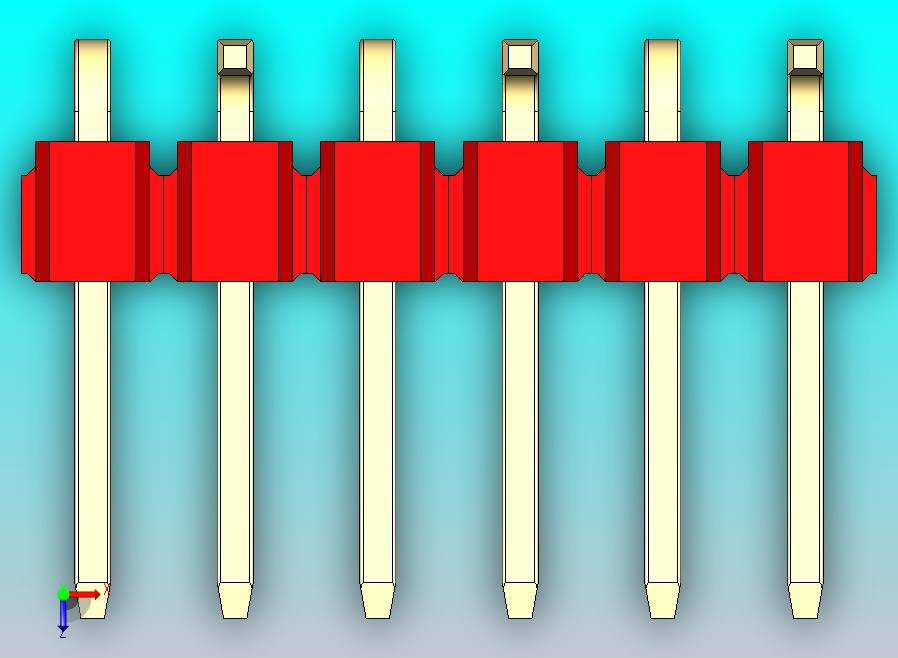 DS1022彩色排针 红色 06P 100mil 类型 SMT R2 版本1.0.zip