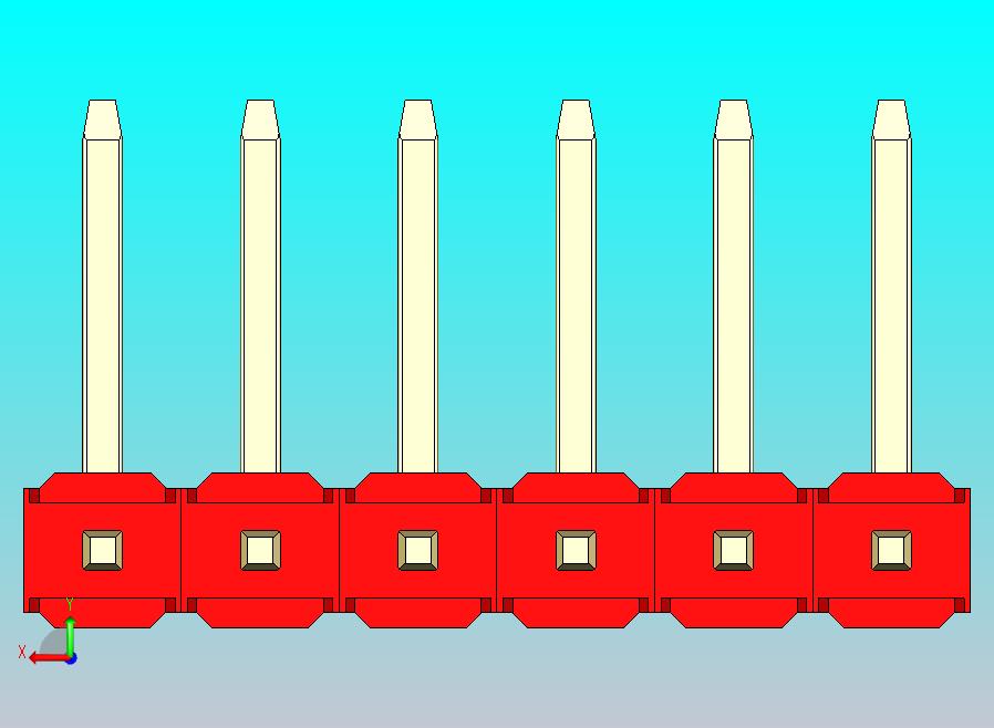 DS1022彩色排针 红色 06P 100mil 类型U 版本1.0.zip